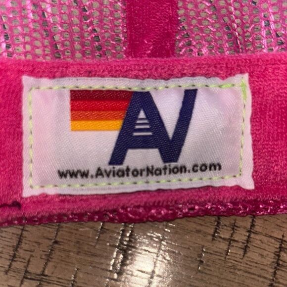 Aviator Nation Venice Beach 🏖️ Patch Mesh Adjustable Trucker Hat 🧢 Made in 🇺🇸 - Picture 3 of 17